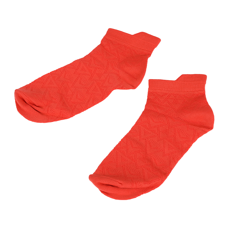 Ladies super soft microfiber nylon argyle patterned low cut sneaker socks