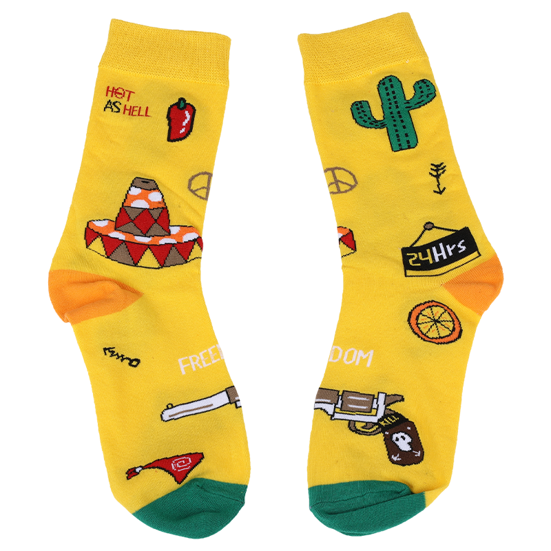 Match the aesthetic of your apparel collection unisex anime cartoon casual dry-fit crew socks ,which are made with high quality cotton,so socks are soft,comfortable,durable,breathable and warm.