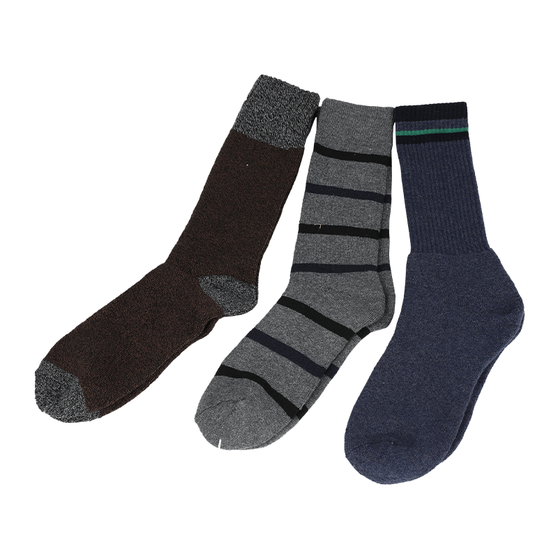 Basic terry cushion winter thermal warm crew socks work socks for Australian market