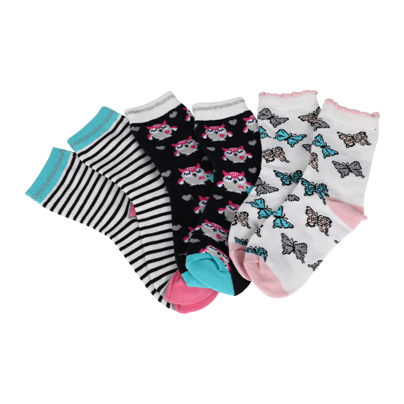 0-8 years children cute fine novelty socks with featheryarn and silver lurex delicate jacquard
