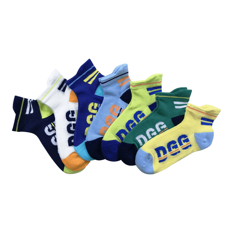 Summer season mesh breathable thin children sport socks