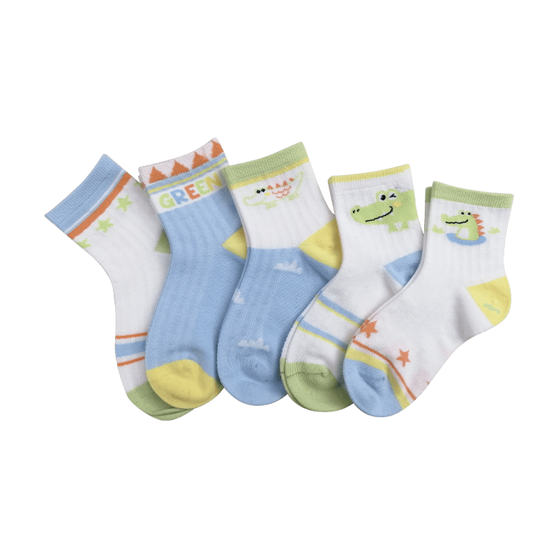 Sweet and lovely baby dinosaur pattern children socks