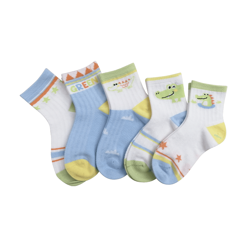 Sweet and lovely baby dinosaur pattern children socks