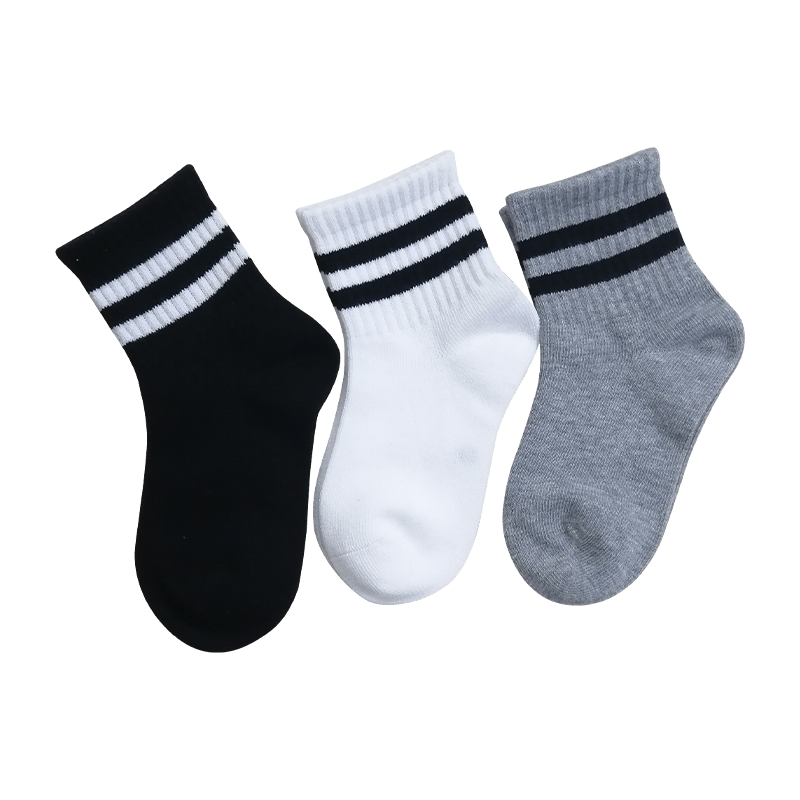Simple striped children socks
