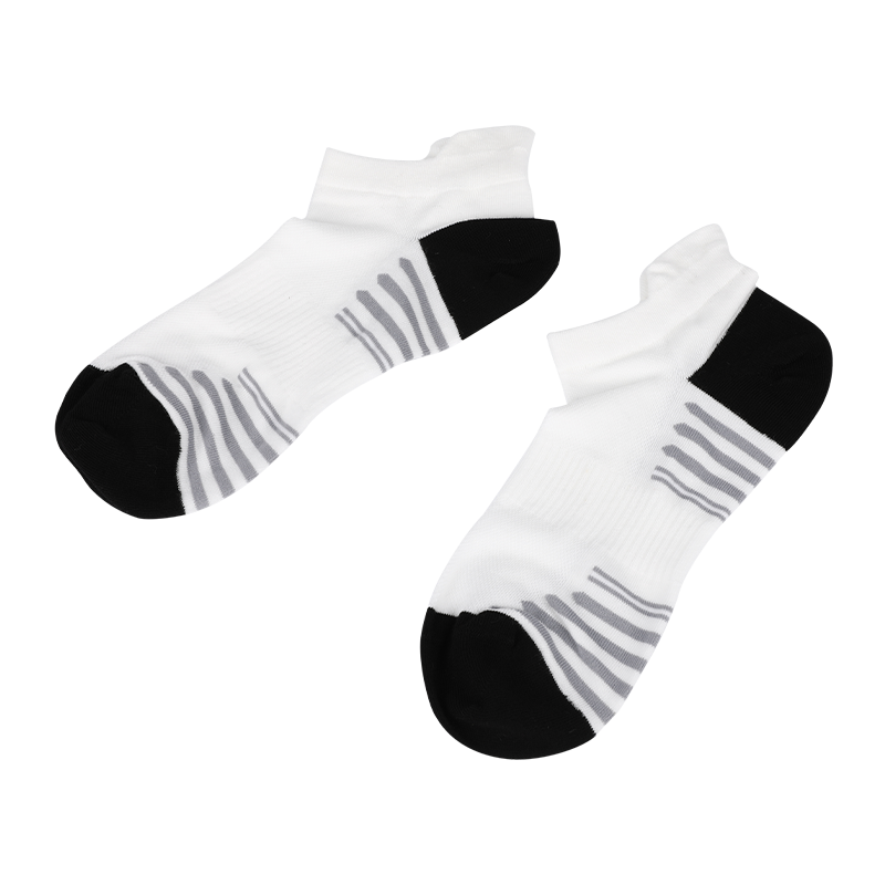 Hot-selling ladies invisible toe arch surport Y-stitched heel stripe ankle socks with blister tab