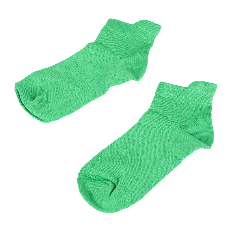 Ladies super soft microfiber nylon argyle patterned low cut sneaker socks