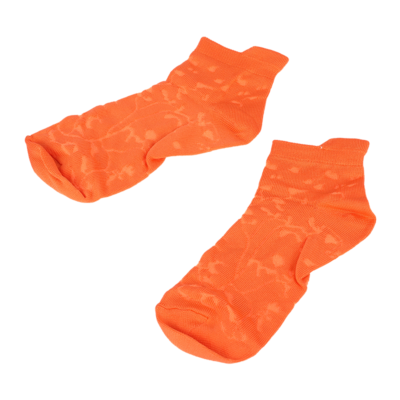 ladies super soft microfiber nylon floral pattern low cut sneaker ankle socks