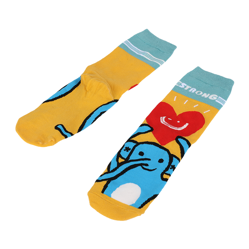 Customized OEM best jacquard novelty unisex cute anime super hero custom cotton casual fashion tube socks 