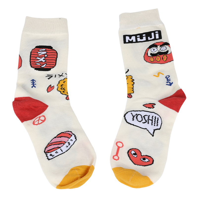 Match the aesthetic of your apparel collection unisex anime cartoon casual dry-fit crew socks ,which are made with high quality cotton,so socks are soft,comfortable,durable,breathable and warm.
