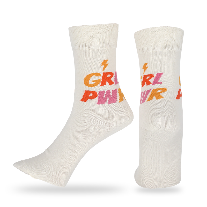  Custom colours and designs for men classic crew socks with letters
