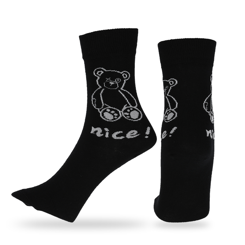  Custom colours and designs for men classic crew socks with letters