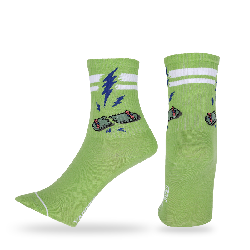 Wholesale unisex design fashion happy smile patterned dress socks daily walking socks 