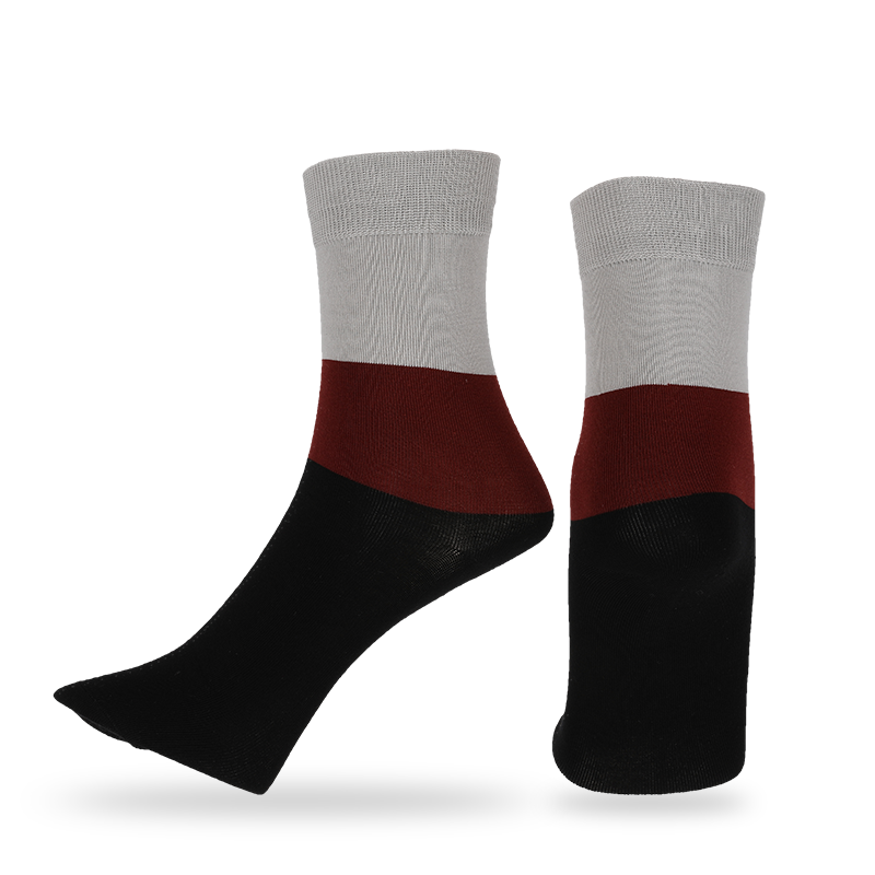 Casual,dress or custom streetwear socks made from high quality OEKO-Tex combed cotton men natural anti-pilling cotton yarns classic wide striped dress socks daily walking socks