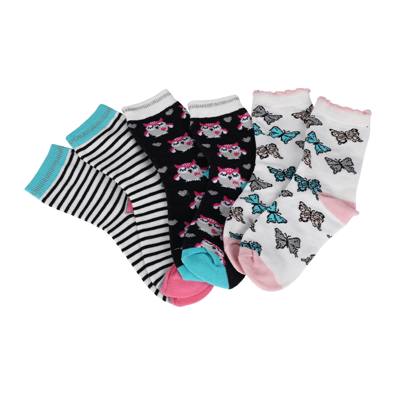 0-8 years children cute fine novelty socks with featheryarn and silver lurex delicate jacquard