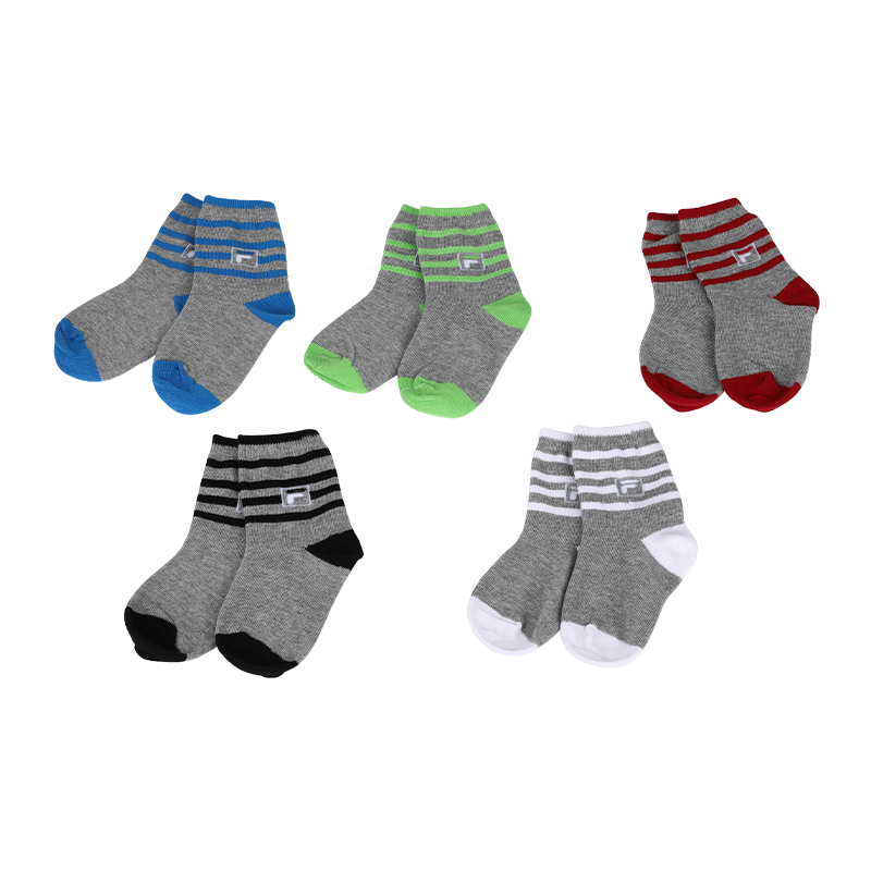  120N 4-10 years children striped combed cotton socks 