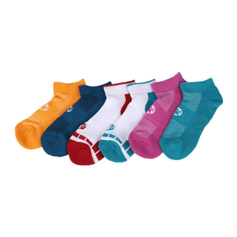 Customized logo half-cushioned quick-dry wicking athletic low-cut socks sport low-cut socks 