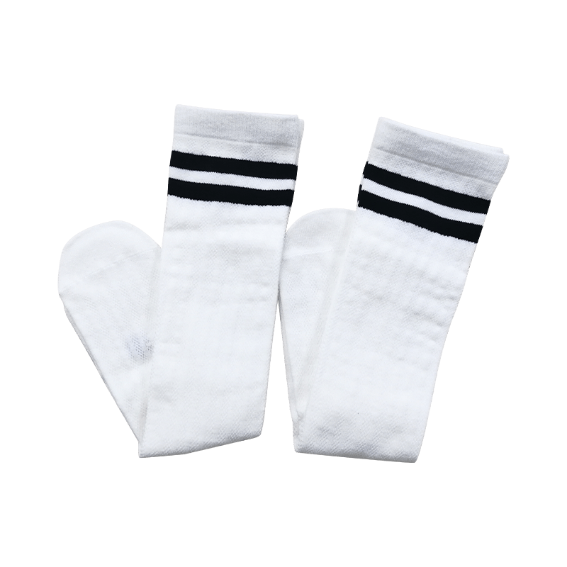 Classical mesh breathable striped school socks