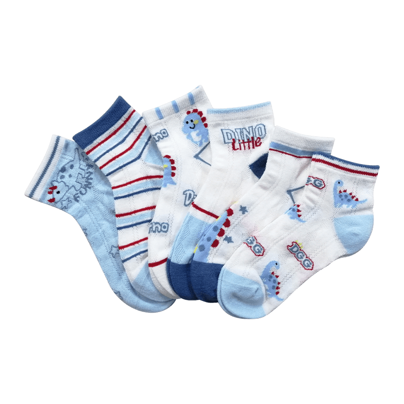 Summer season sweet and lovely baby crocodile mesh breathable thin children socks