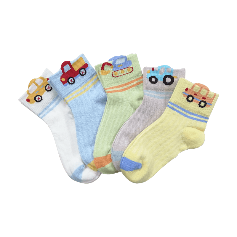 Spring and autumn season lovely stereo car children socks